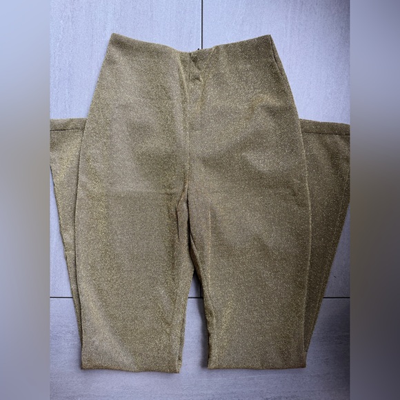 Gold flare pants - Picture 5 of 16